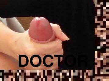 Doctor's surgery handjob by Doctor Scarlett Winter