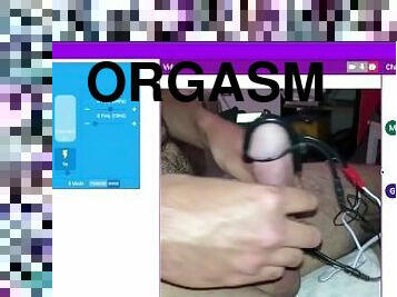masturbation, orgasme, énorme-bite, jouet, ejaculation, italien, solo, fumer, bite