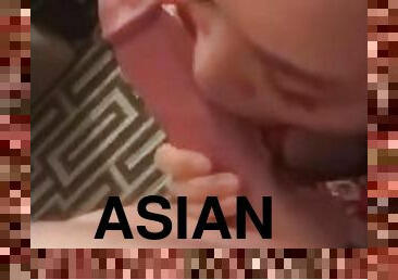 asiatisk, svær, amatør, blowjob, interracial, deepthroat, kineser, filipinsk, hvit, pikk