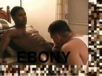 Sucking Hung Ebony Cock