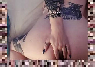 Big Booty Tattooed Girl Fucked In Doggy Whilst Using Butt Plug