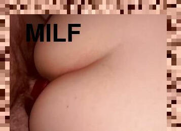 MILF Cums Hard Double Penetration Creampie