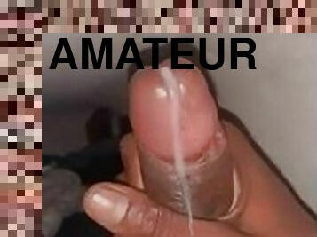 masturbation, giclée, amateur, ejaculation-sur-le-corps, énorme-bite, branlette, ejaculation, solo, bite