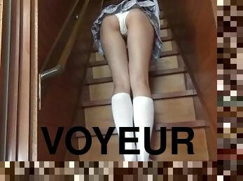 asiatiche, amatoriali, ragazze-giovani, giapponesi, videocamera, voyeur, schiave, culo, feticci, solitari