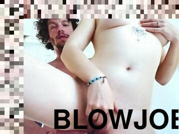 Youtubers Celebrate 100 Subscribers W/ BlowJob & Great Sex!
