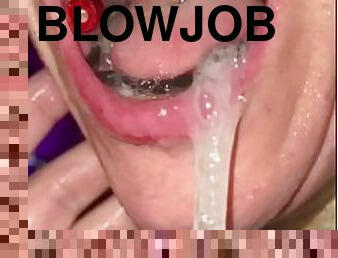 Blowjob with mouth clamp 3