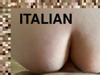 cul, amateur, anal, énorme-bite, milf, maison, couple, point-de-vue, italien, fétiche