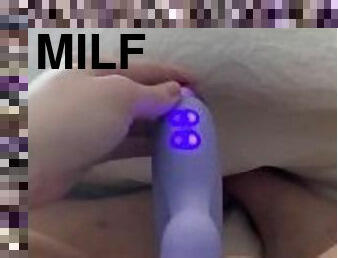 masturbation, orgasme, chatte-pussy, amateur, milf, jouet, point-de-vue, ejaculation, solo, humide