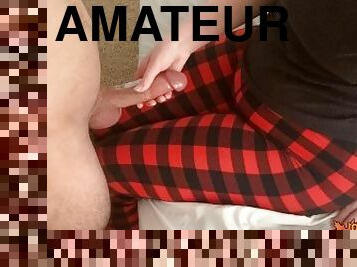 amatør, cumshot, handjob, kjæreste-girlfriend, cfnm, cum, melk, femdom