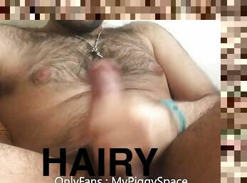 EXTREME HAIRY STRAIGHT TEEN MALE STUD WITH BUSH AND HAIRY CHEST