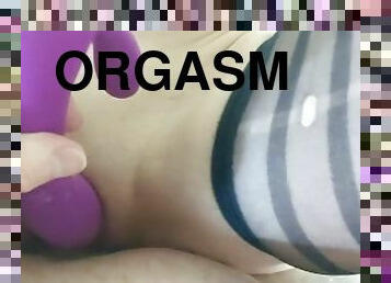 payudara-besar, clitoris-bagian-atas-vagina-paling-sensitif, orgasme, amatir, sayang, penis-besar, mainan, stocking-stockings, sudut-pandang, bersetubuh