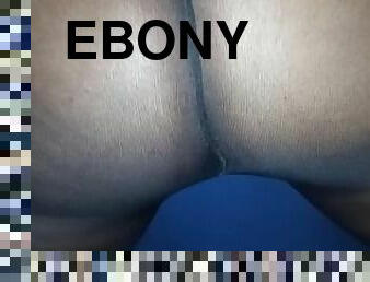 Ebony fuck in black pantyhoe big ass