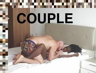 amateur, interracial, casero, negra, pareja