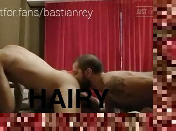 Two Hairy Daddys Fuck Twink Boy Bareback