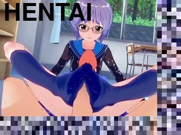 Hentai POV Feet Yuki Nagato The Melancholy of Haruhi Suzumiya