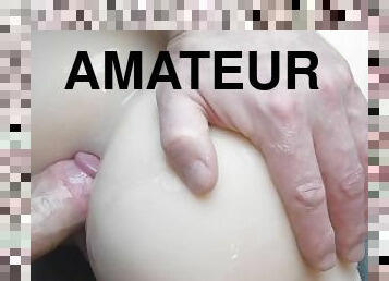 røv, hundestilling, amatør, anal, kæmpestor-pik, legetøj, sperm, røv-butt, pik, dukke