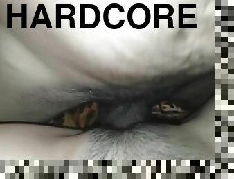 hardcore, petite-amie, vagin