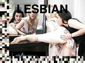 GIRLSWAY - Slutty Besties Have Some Good Lesbian Sex As Foreplay Before Going Out Clubbing