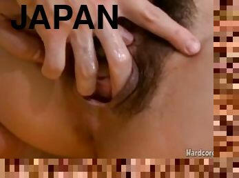 asia, payudara-besar, berambut, vagina-pussy, amatir, remaja, mainan, jepang, permainan-jari, bertiga