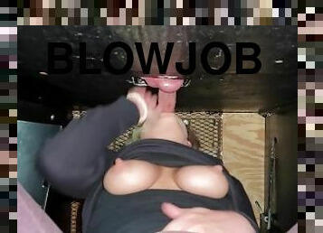 Dirty Gloryhole Blowjob