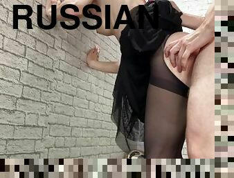 cul, gros-nichons, levrette, énorme, mamelons, collants, chatte-pussy, russe, écolière, étudiante