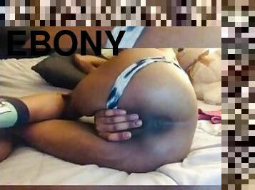 NEW EBONY AMATEUR SOLO PORN VIDEO SNEAK PEEK OF EBONY BABY RUBBING MY PUSSY I WANT TO CUM SO BAD