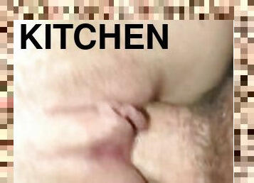 Tinder slut fucked in the kitchen uk