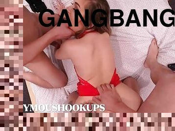 ayah, amatir, blowjob-seks-dengan-mengisap-penis, gangbang-hubungan-seks-satu-orang-dengan-beberapa-lawan-jenis, bertiga, sudut-pandang, berambut-pirang, nakal, kecil-mungil, ayah-daddy