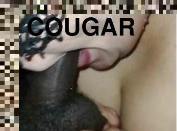 Masked cougar throats bbc! Subscribe to my ifans @Smtg55 for exclusive content