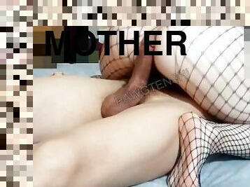 cul, chatte-pussy, russe, amateur, milf, maison, maman, couple, mère, bout-a-bout