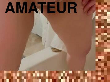 mandi, kencing, vagina-pussy, amatir, mandi-shower, seorang-diri, dicukur