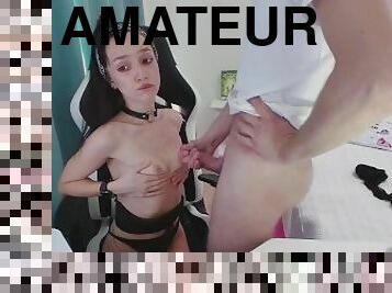 gammel, amatør, cumshot, hjemmelaget, handjob, par, cum, kåt, søt, eldre-older