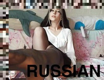 мастурбація, колготки, росіянка, школярка, прихильник, мила, підліток, ступні, дрочка, брудна