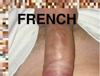 masturbation, amateur, énorme-bite, branlette, française, ejaculation, solo, musclé, bite