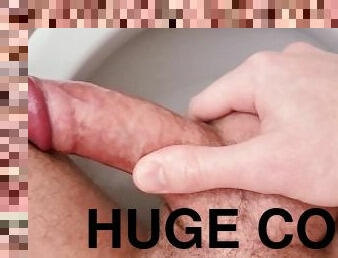 5 days without cum, my big fat dick was already exploding