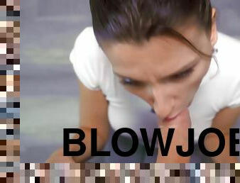 Wait! Before You Go To Work Let Me Give You A Blowjob Please!