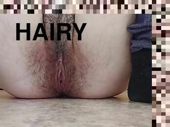 Best Big Hairy Pussy And Thighs. Clit Closeup