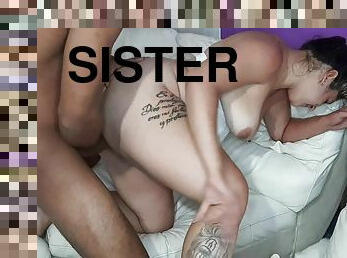 Stepsister Gets Horny While We Watch Movies. Pt 2 We Ended Up Fucking