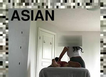 asiatisk, massage, cam, lurer, skjult