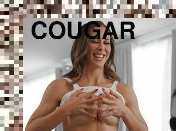 Sexual cougar with big juggs Cherie Deville smutty sex scene
