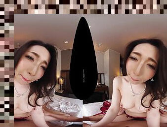 Jap lewd hussy VR exciting porn clip