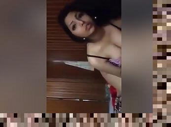 Today Exclusive- Sexy Desi Girl Blowjob And Fucked