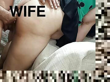 Anal Fucking Of Big Ass Wife Of A Friend On Chair