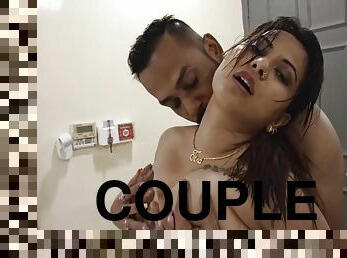 Sexy Couple Tina And Rahul Suck Fuck Hard In Bathroom And Other Places By Various Style