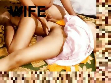 Fair Intercourse In Yellow Sari With Domestic Wife
