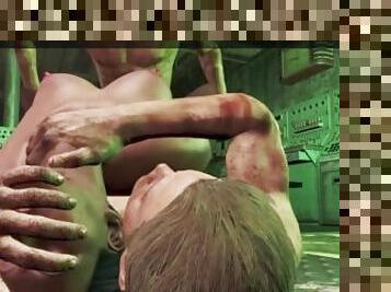 Ebony Gangbang Orgy in Sawcha  Storyline Part 3 Fallout 4