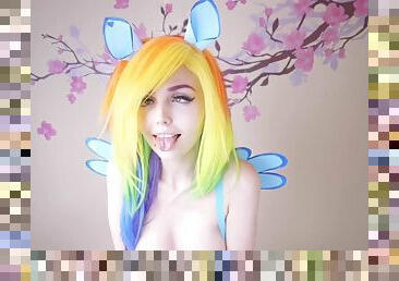 Sia Siberia Rainbow Dash Cosplay Fuck