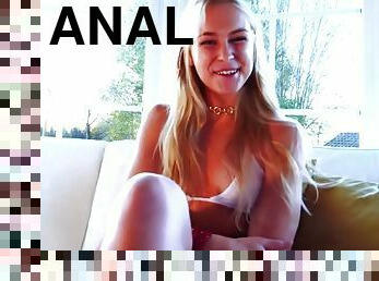 røv, anal, legetøj, synsvinkel, blond