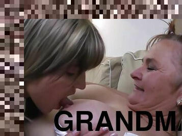 Svetla K. And Valaria - Horny Young Teenie And Kinky Grandma Suck Each Others Pussies