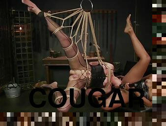 gode-ceinture, ébène, interracial, lesbienne, bdsm, blonde, kinky, fétiche, brunette, cougar